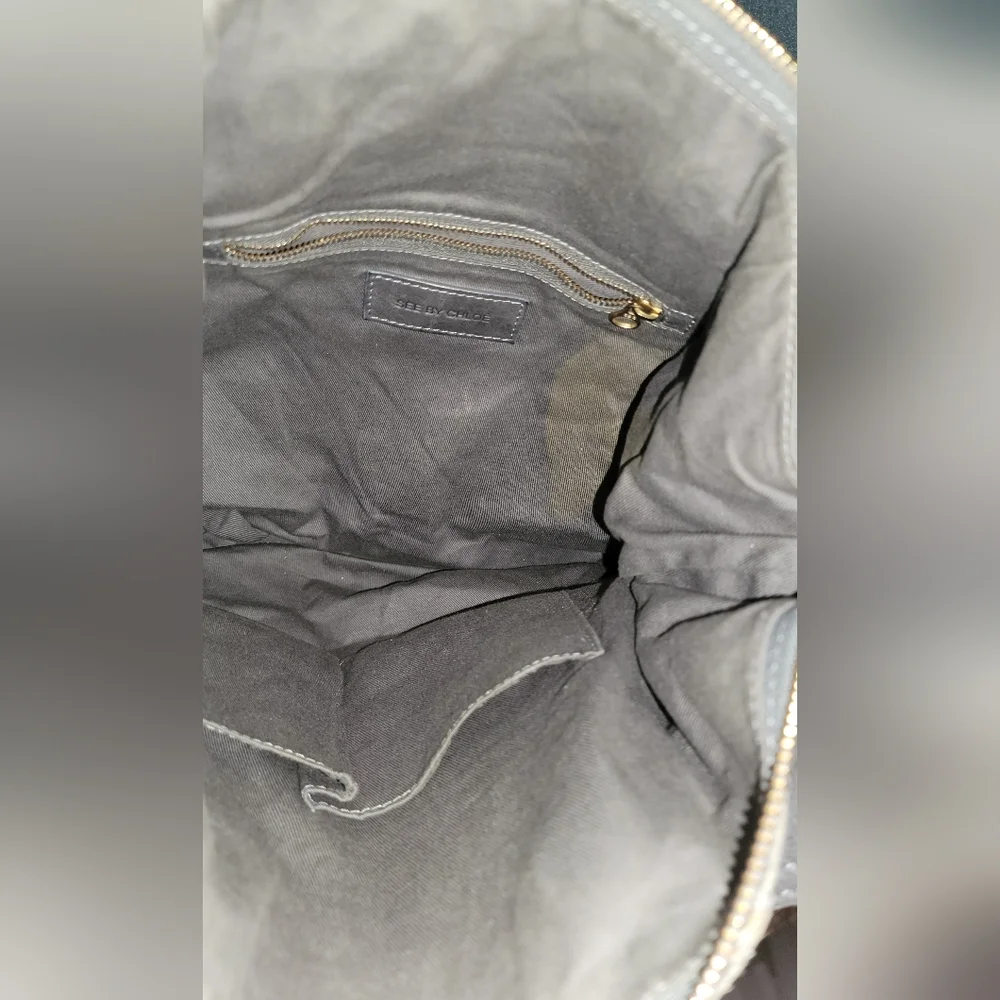 Tomo Bag SEE BY CHLOÉ two way purse in grey - Picture 5 of 5